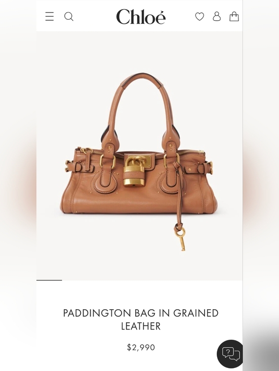 Chloe Handbags - Chloe Paddington NWT color Mustang Brown